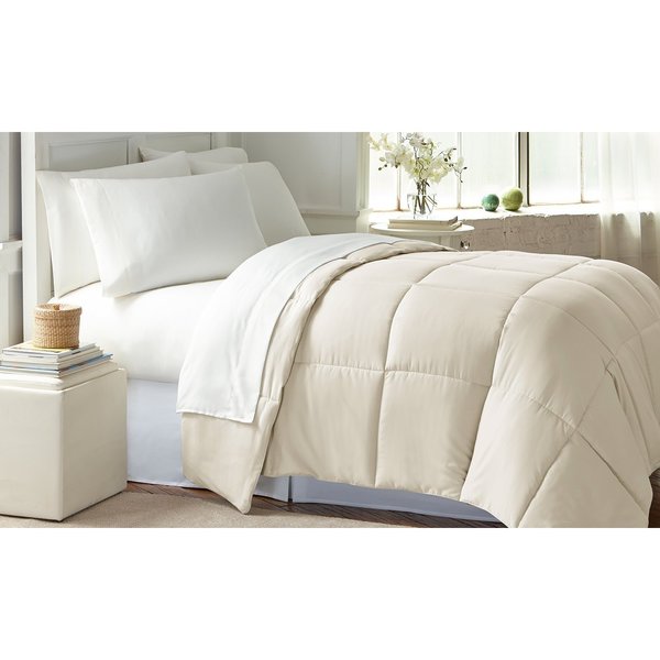 Wexley Home Down Alternative Comforters, Ivory, Queen 130308
